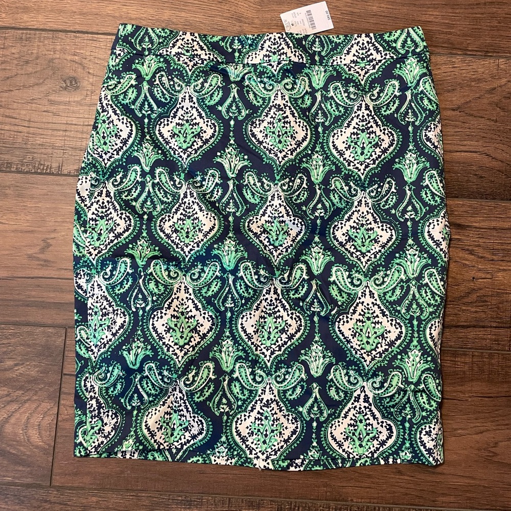 Damask Pencil skirt
